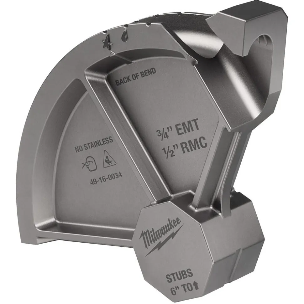 Milwaukee Tools 3/4” EMT / 1/2” RMC Conduit Bending Shoe 49-16-0034