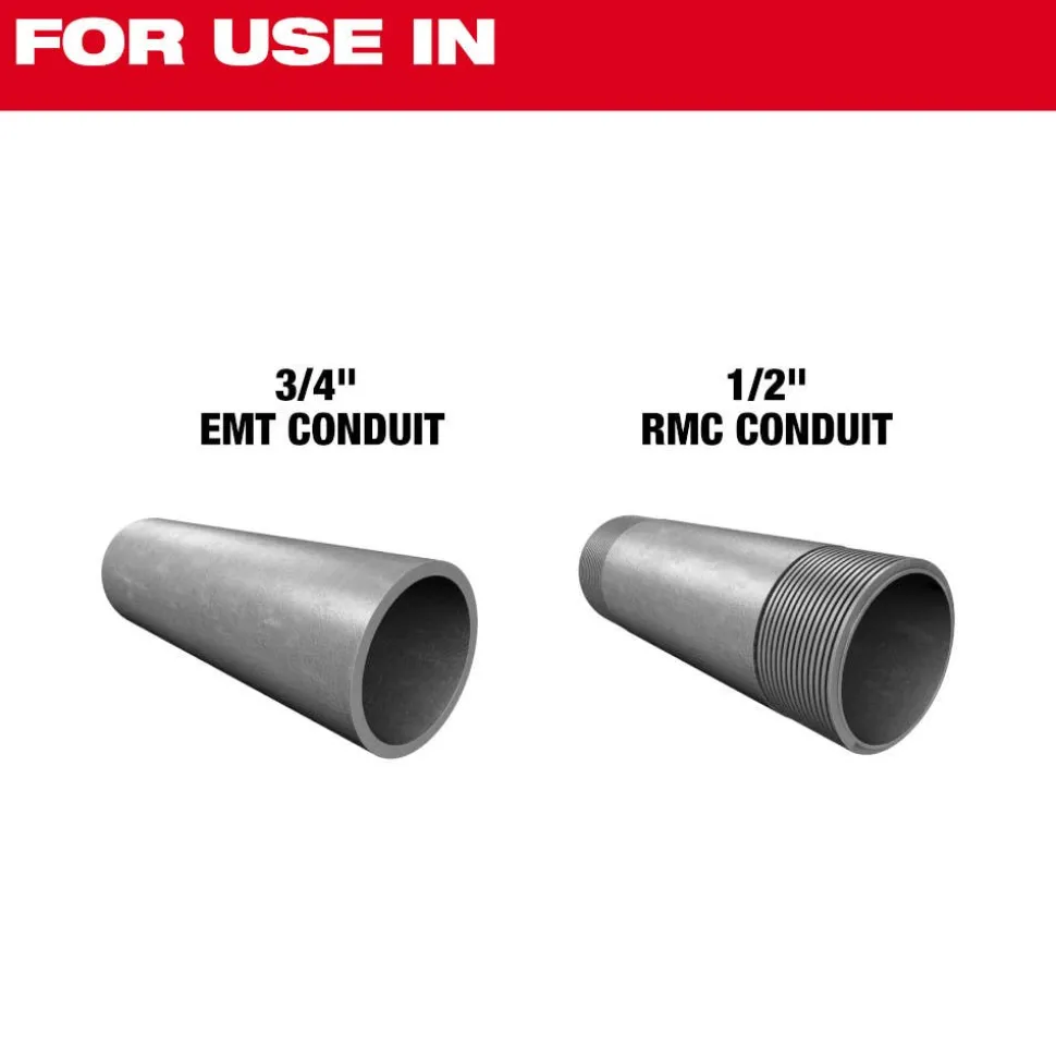 Milwaukee Tools 3/4” EMT / 1/2” RMC Conduit Bending Shoe 49-16-0034