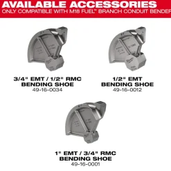 Milwaukee Tools 1” EMT / 3/4” RMC Conduit Bending Shoe 49-16-0001