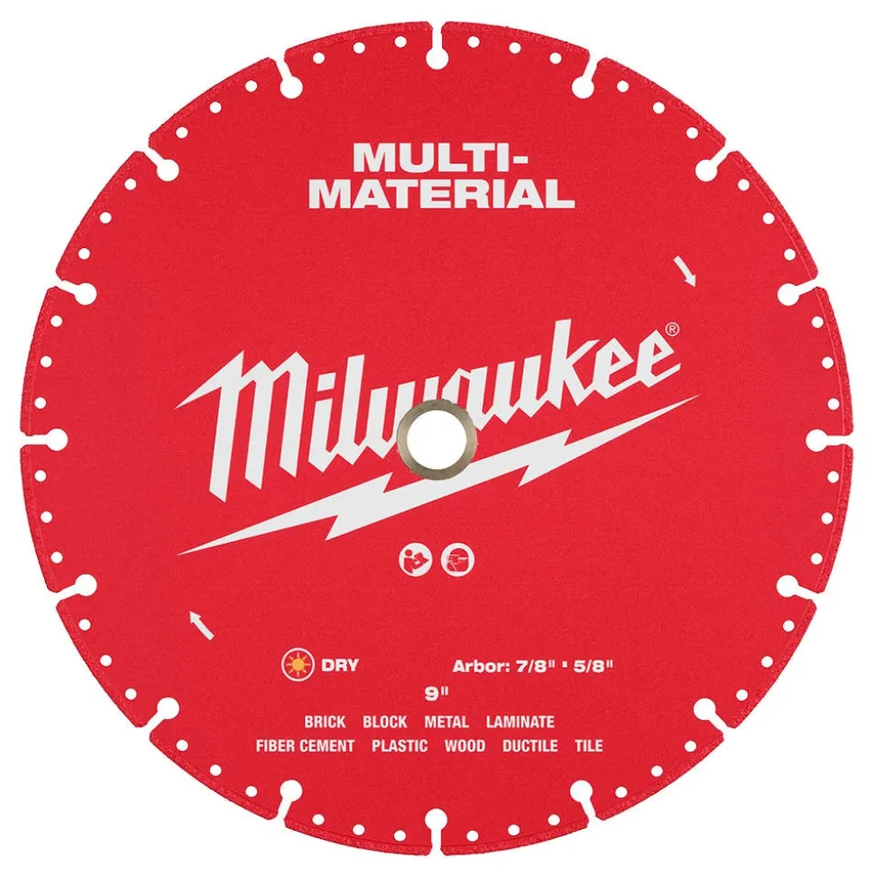 Milwaukee Tools 9" Multi-Material Diamond Blade 49-93-9609