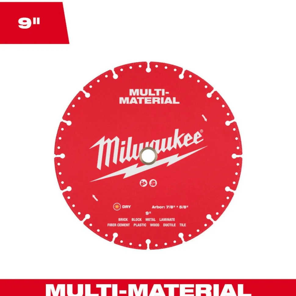 Milwaukee Tools 9" Multi-Material Diamond Blade 49-93-9609