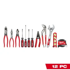 Milwaukee Tools 12 PC. Electrical Hand Tool Set 48-22-0144