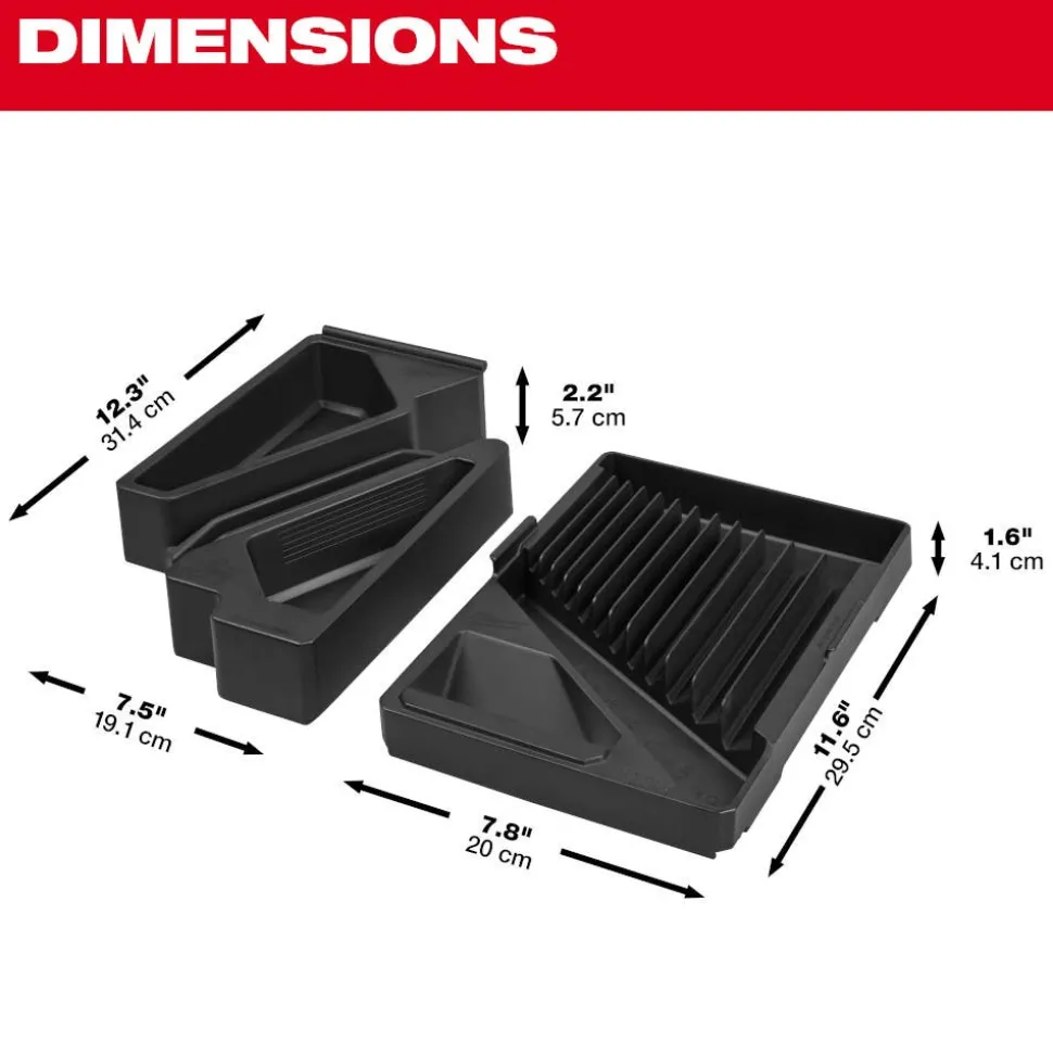 Milwaukee Tools 15 Peice Metric Combination Wrench Trays 48-22-9483T