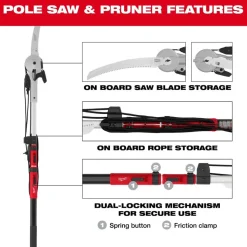 Milwaukee Tools 16' Pole Saw & Pruner 48-22-9375