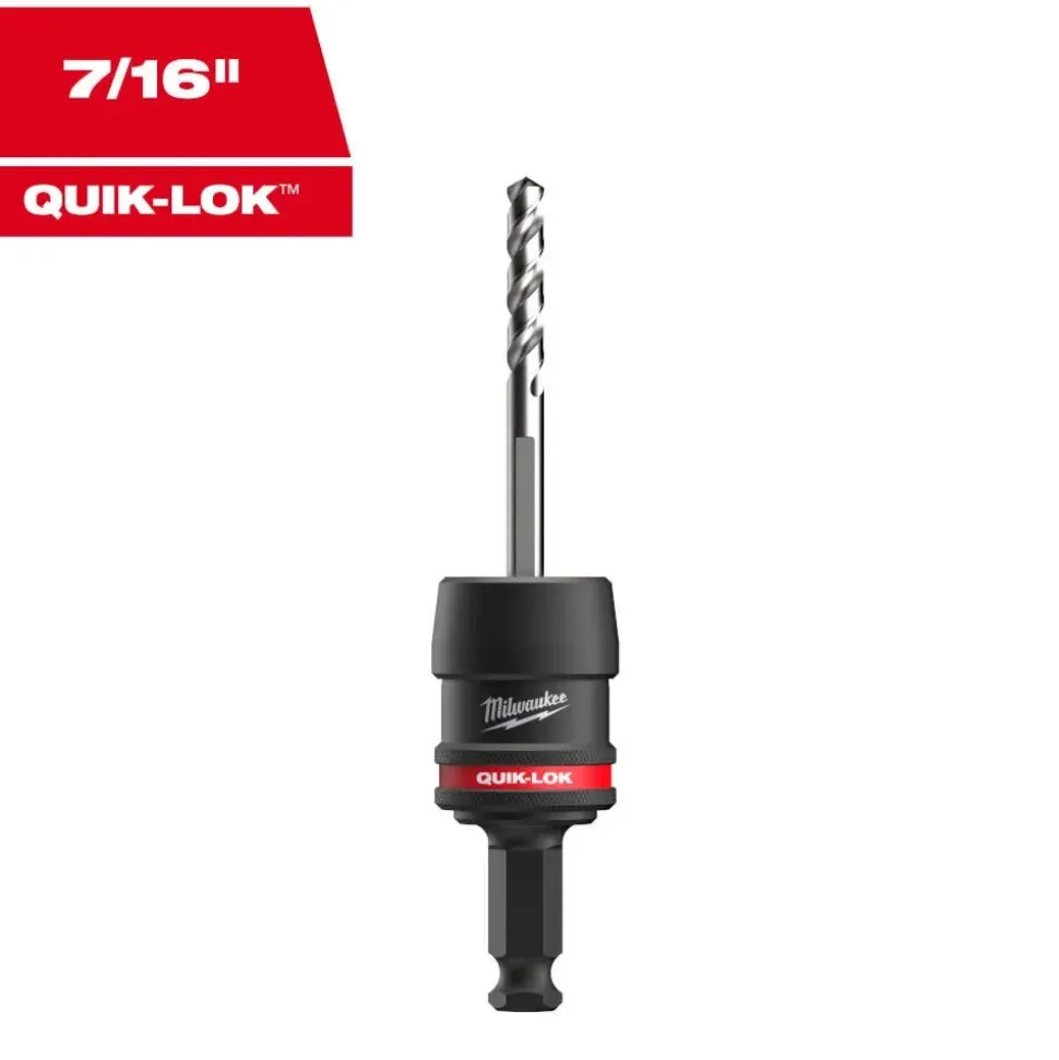 Milwaukee Tools 7/16" QUIK-LOK Arbor Set 5PC 49-56-7555