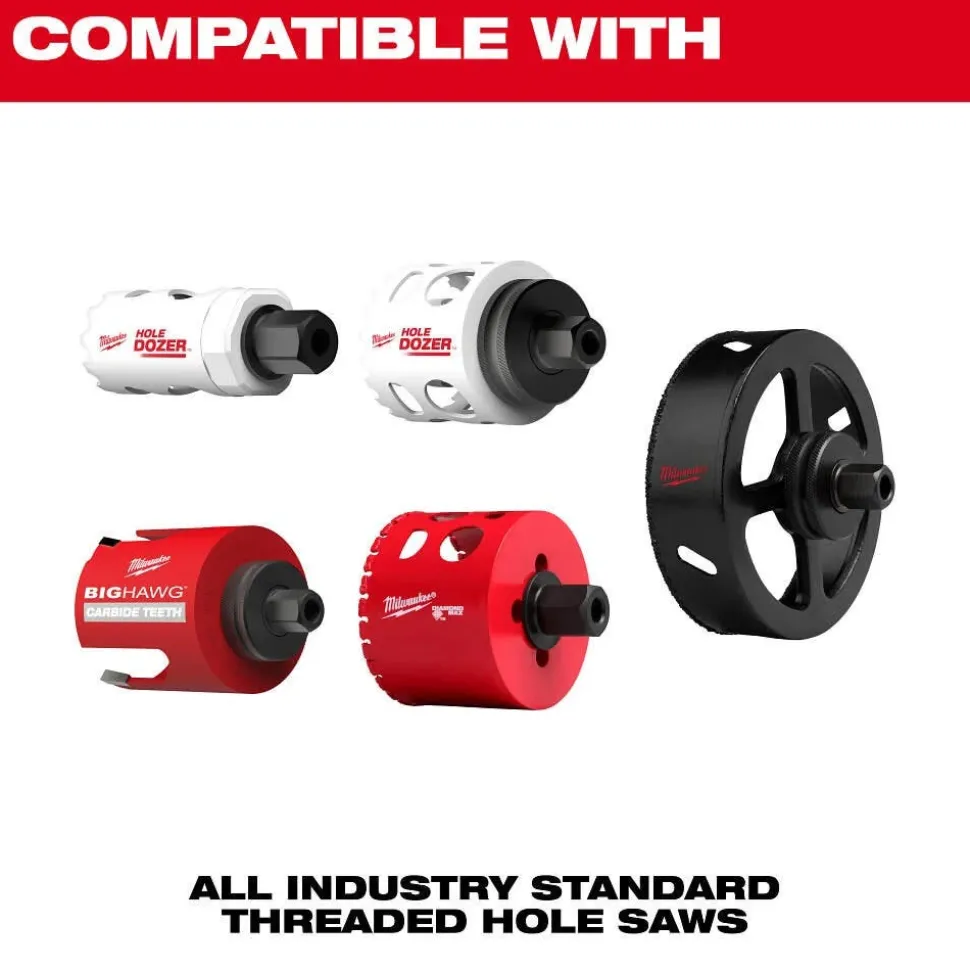 Milwaukee Tools 7/16" QUIK-LOK Arbor Set 5PC 49-56-7555