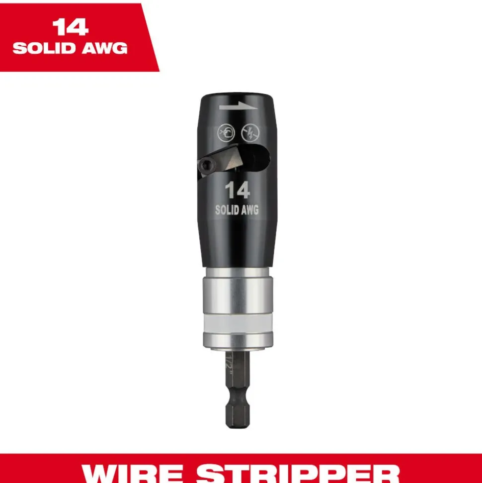 Milwaukee Tools 14 Solid AWG Wire Stripper 48-32-6404