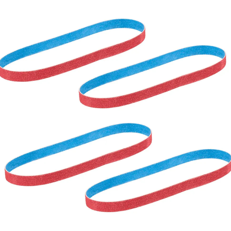 Milwaukee Tools 1/2” x 18” 80 Grit Bandfile Belts – 4 pack 48-80-9080