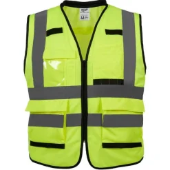 Milwaukee Tools ANSI/CSA Class 2 15 Pocket Performance Safety Vest Hi-Vis Yellow 48-73-508