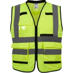 Milwaukee Tools ANSI/CSA Class 2 15 Pocket Performance Safety Vest Hi-Vis Yellow 48-73-508