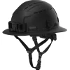 Milwaukee Tools BOLT™ Black Full Brim Vented Safety Helmet – Type 2, Class C 48-73-1660