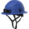 Milwaukee Tools BOLT™ Blue Full Brim Vented Safety Helmet – Type 2, Class C 48-73-1654