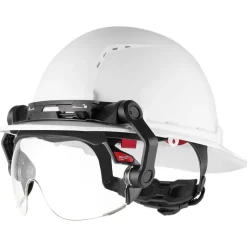 Milwaukee Tools BOLT Gasketed Eye Visor - Clear Dual Coat Lens (Compatible with Milwaukee BOLT Safety Helmets & BOLT Hard Hats) 48-73-1412