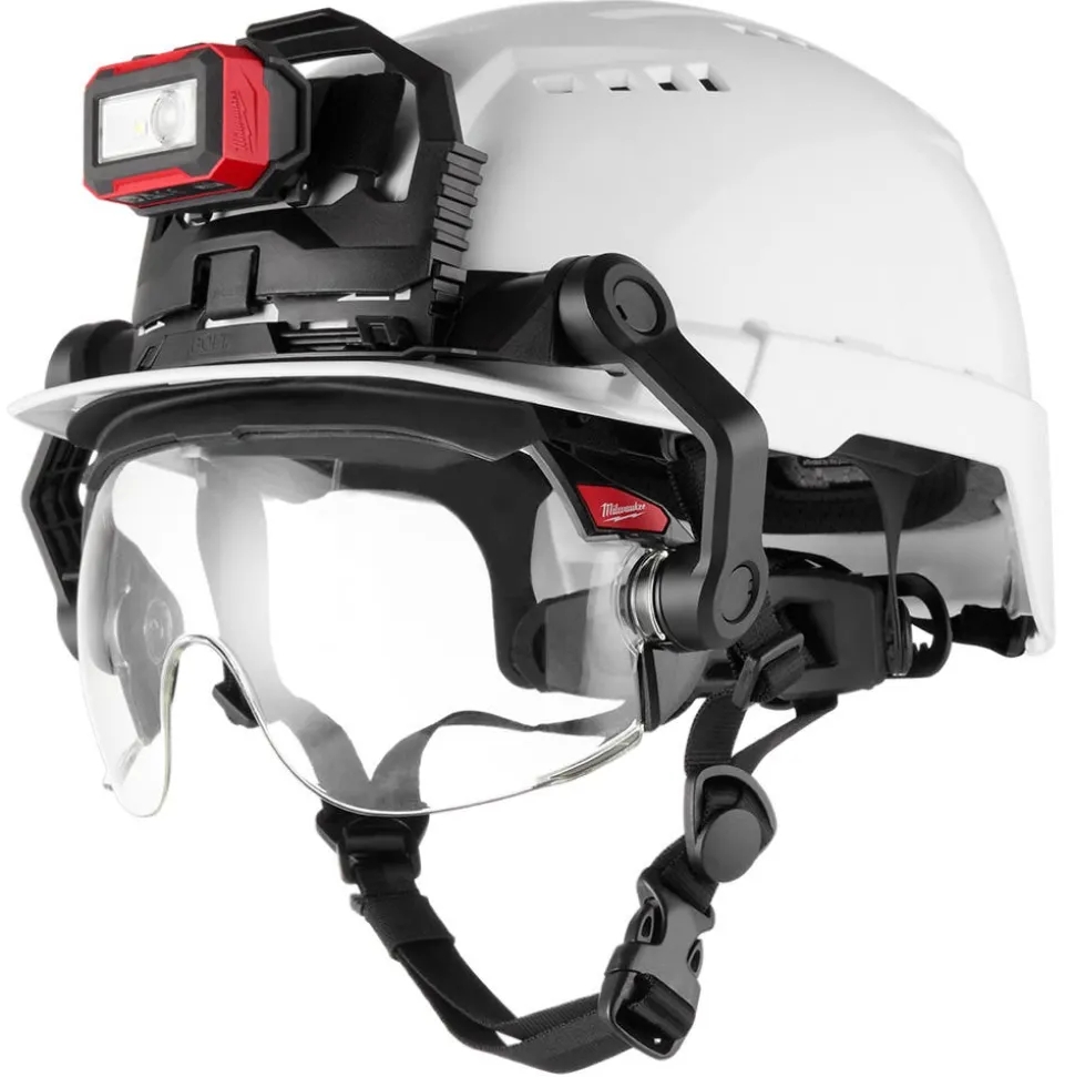 Milwaukee Tools BOLT Gasketed Eye Visor - Clear Dual Coat Lens (Compatible with Milwaukee BOLT Safety Helmets & BOLT Hard Hats) 48-73-1412