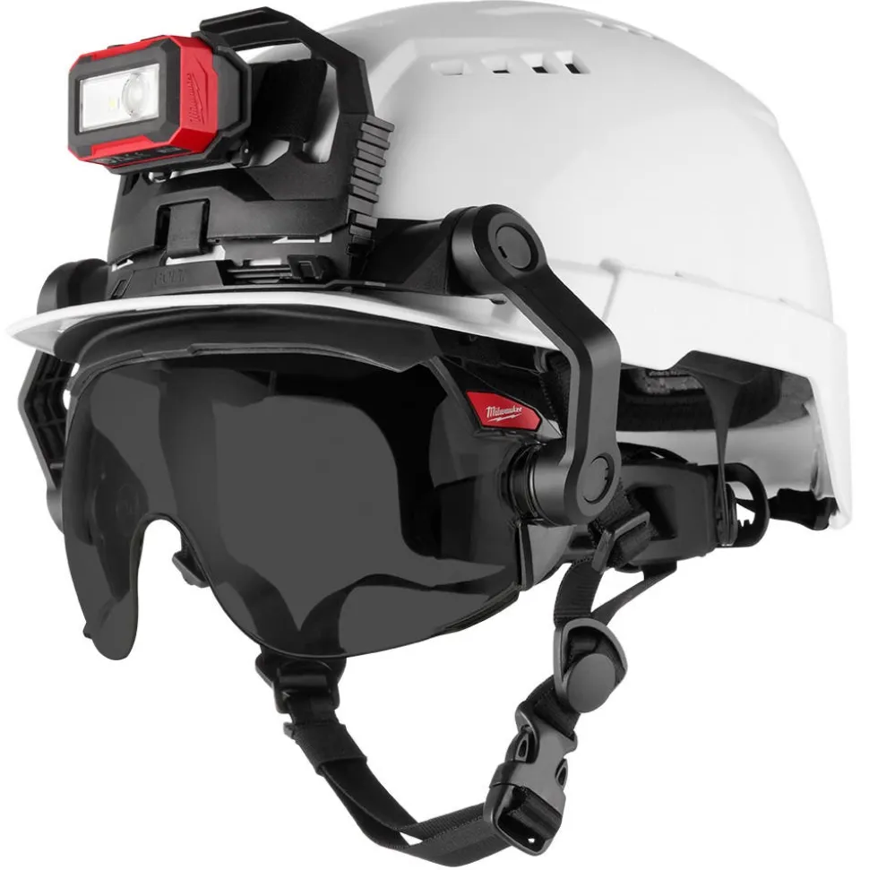 Milwaukee Tools BOLT Gasketed Eye Visor - Tinted Dual Coat Lens (Compatible with Milwaukee BOLT Safety Helmets & BOLT Hard Hats) 48-73-1417