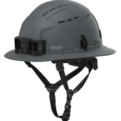 Milwaukee Tools BOLT™ Gray Full Brim Vented Safety Helmet – Type 2, Class C 48-73-1664
