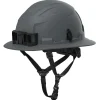Milwaukee Tools BOLT™ Gray Full Brim Safety Helmet – Type 2, Class E 48-73-1665