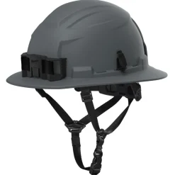 Milwaukee Tools BOLT™ Gray Full Brim Safety Helmet – Type 2, Class E 48-73-1665
