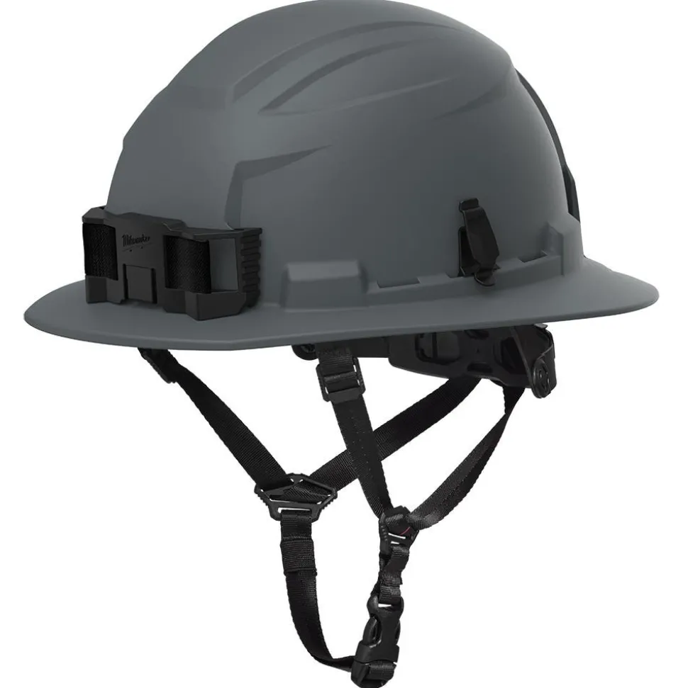 Milwaukee Tools BOLT™ Gray Full Brim Safety Helmet – Type 2, Class E 48-73-1665