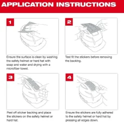 Milwaukee Tools BOLT™ Reflective Sticker Set - Yellow, 5 Pieces 48-73-4601