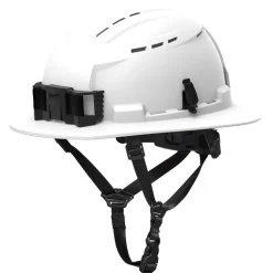Milwaukee Tools BOLT™ White Full Brim Vented Safety Helmet – Type 2, Class C 48-73-1650