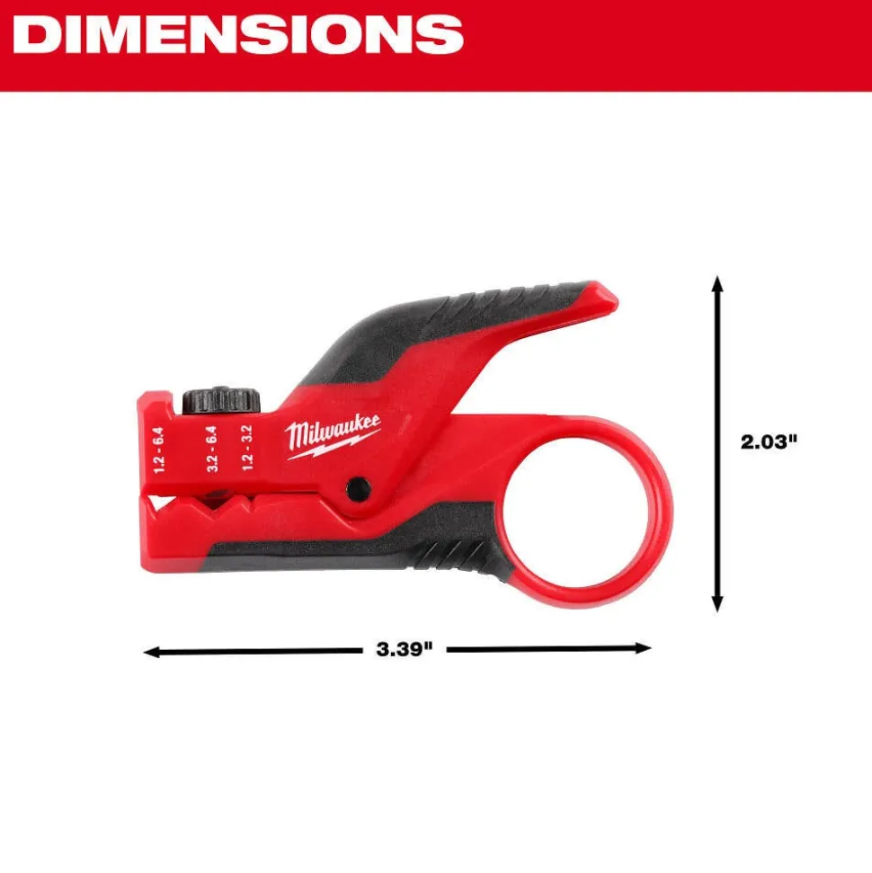 Milwaukee Tools Buffer Tube Ringer & Slitter 48-22-3014