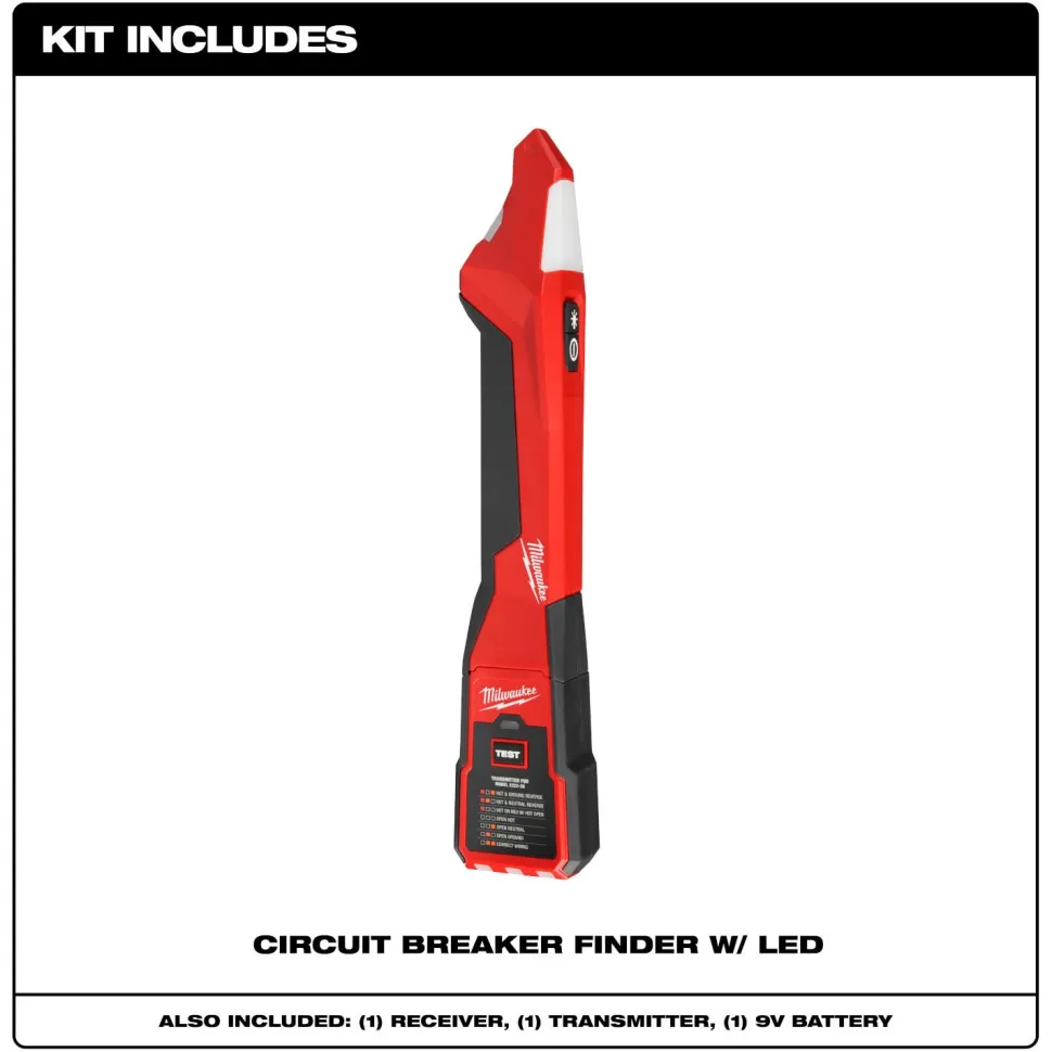Milwaukee Tools Circuit Breaker Finder with LED 2222-20