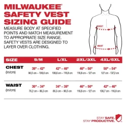 Milwaukee Tools Class 2 High Visibility Mesh One Pocket ANSI Safety Vest Hi-Vis Yellow 48-73-224Y