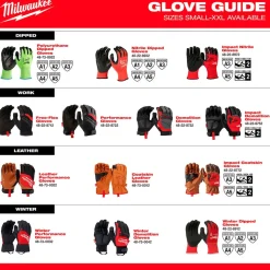 Milwaukee Tools Cut Level 2 High-Dexterity Polyurethane Dipped Gloves 48-73-872
