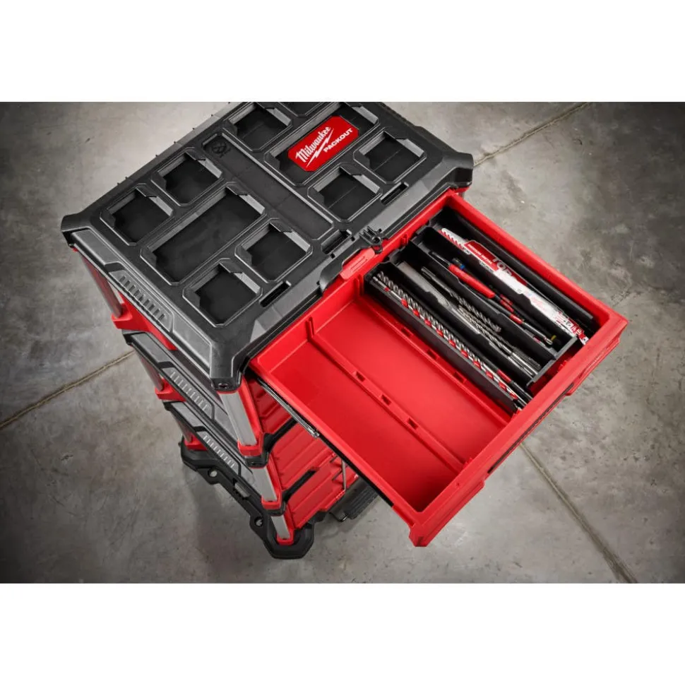 Milwaukee Tools Four Compartment Tray for PACKOUT Low-Profile Compact Organizers 48-22-5640