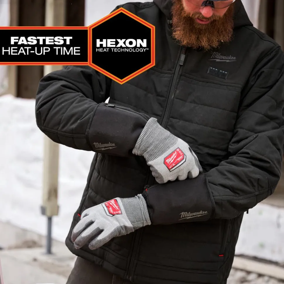 Milwaukee Tools Heated Work Glove Liners Kit – Black M701B-21