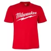 Milwaukee Tools Heavy Duty Short Sleeve with Logo T-Shirt Red 607R