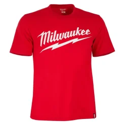 Milwaukee Tools Heavy Duty Short Sleeve with Logo T-Shirt Red 607R