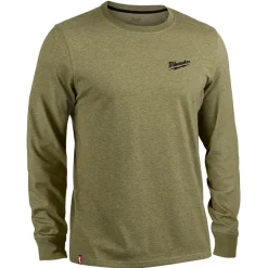 Milwaukee Tools Hybrid Long Sleeve Work T-Shirt Green 604GN