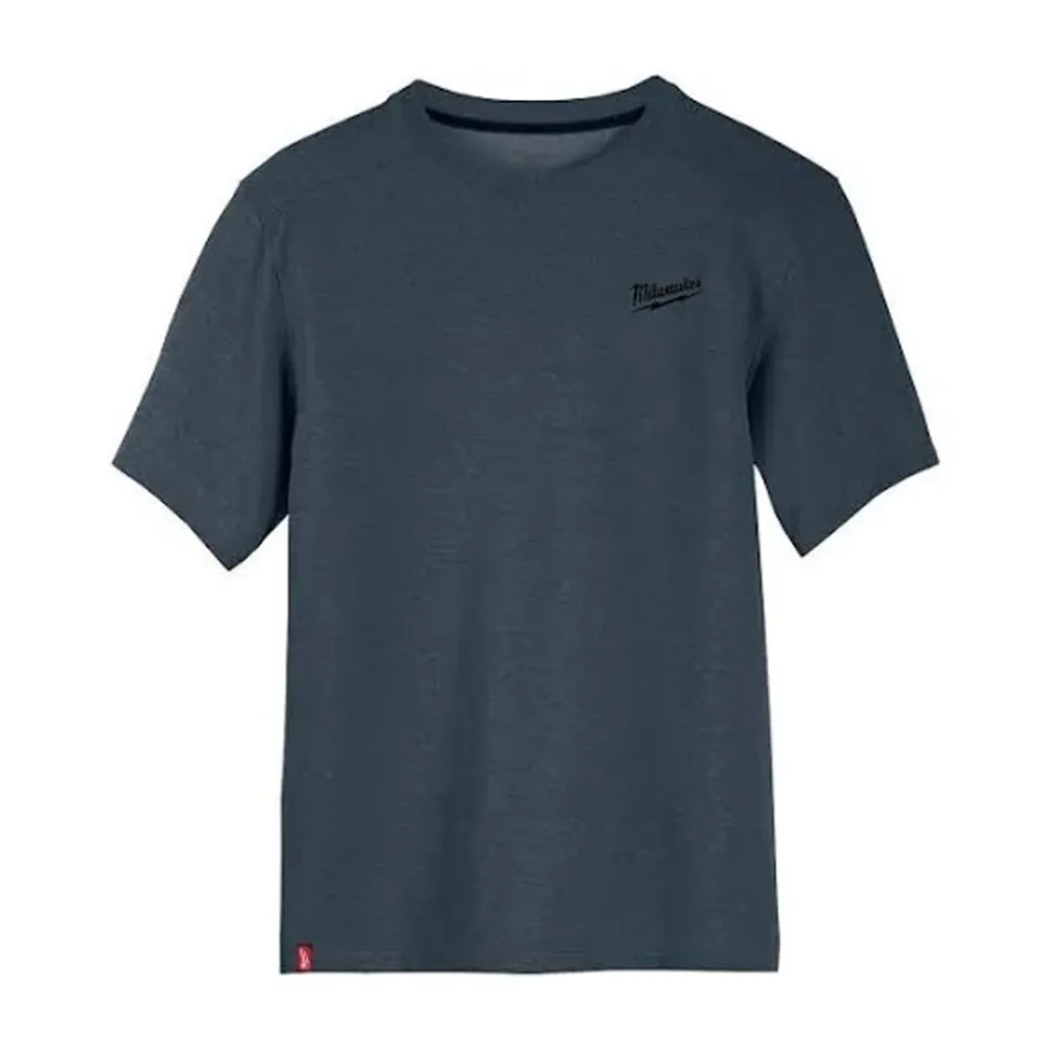 Milwaukee Tools Hybrid Short Sleeve Work T-Shirt Blue 603BL