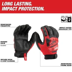 Milwaukee Tools Impact Wrecking Work Glove 48-73-855