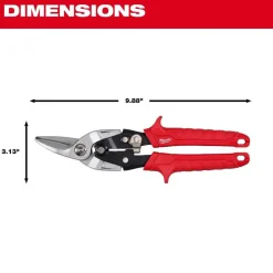 Milwaukee Tools Left Cutting Aviation Snips 48-22-4540