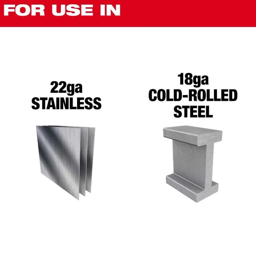 Milwaukee Tools Left Cutting Aviation Snips 48-22-4540