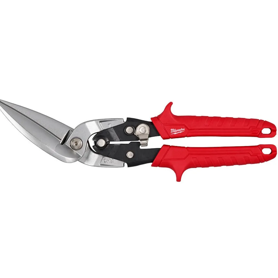 Milwaukee Tools Left Offset Long Cut Aviation Snips 48-22-4568