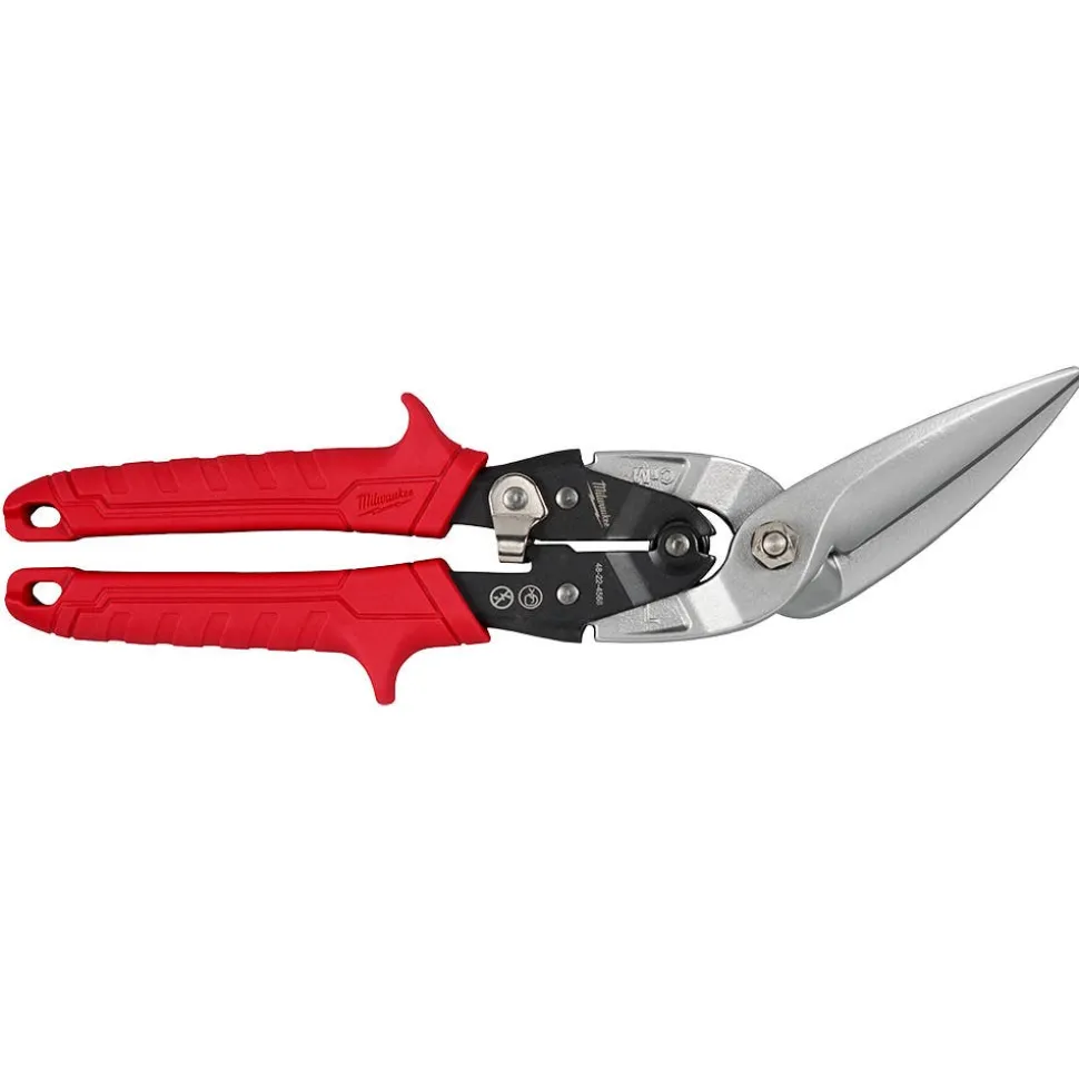 Milwaukee Tools Left Offset Long Cut Aviation Snips 48-22-4568