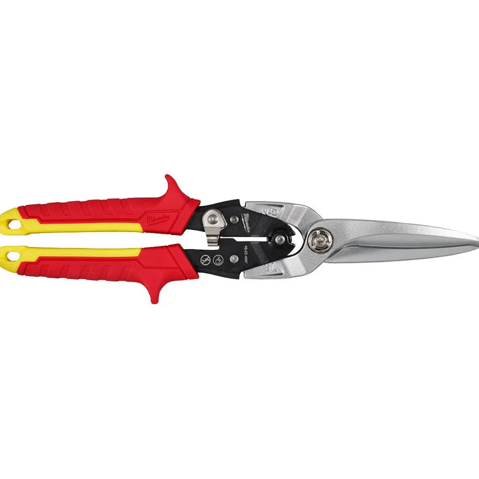 Milwaukee Tools Long Cut Aviation Snips 48-22-4567