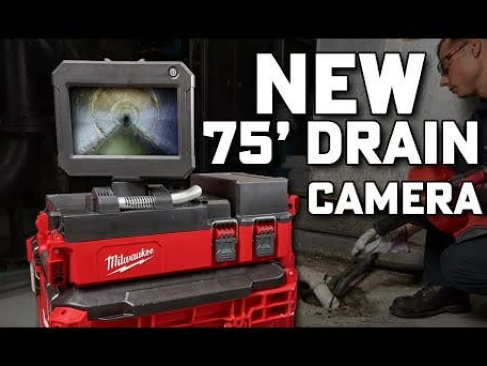 Milwaukee Tools M12 75' Drain Camera w/ PACKOUT Compatibility 3154-20