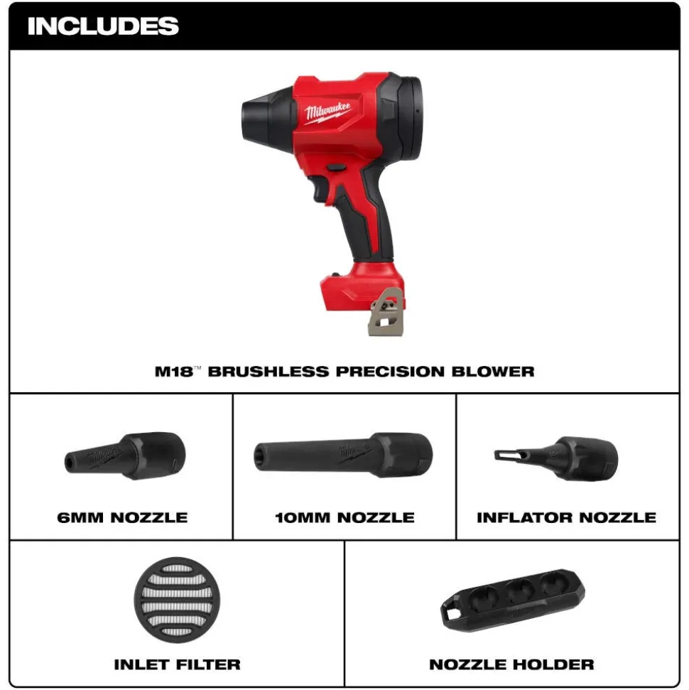Milwaukee Tools M18™ Brushless Precision Blower 0887-20