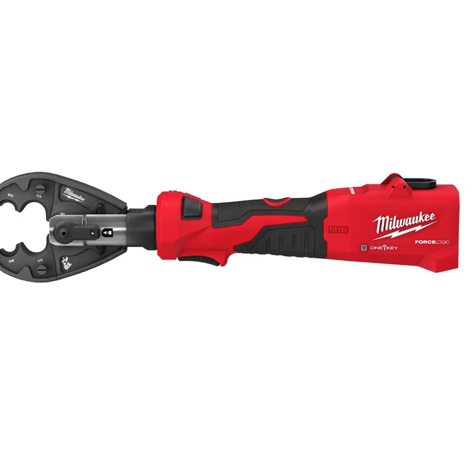 Milwaukee Tools M18™ FORCE LOGIC™ 6T Linear Utility Crimper w/ BG-D3 Jaw & Cutting Jaws 2978-BGCUT