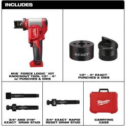 Milwaukee Tools M18™ FORCE LOGIC™ 10 Ton Knockout Tool 1/2