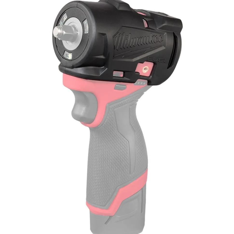 Milwaukee Tools M12 FUEL™ 1/4" & 3/8" Subcompact Impact Wrench w/ Friction Ring Protective Boot 49-16-3049