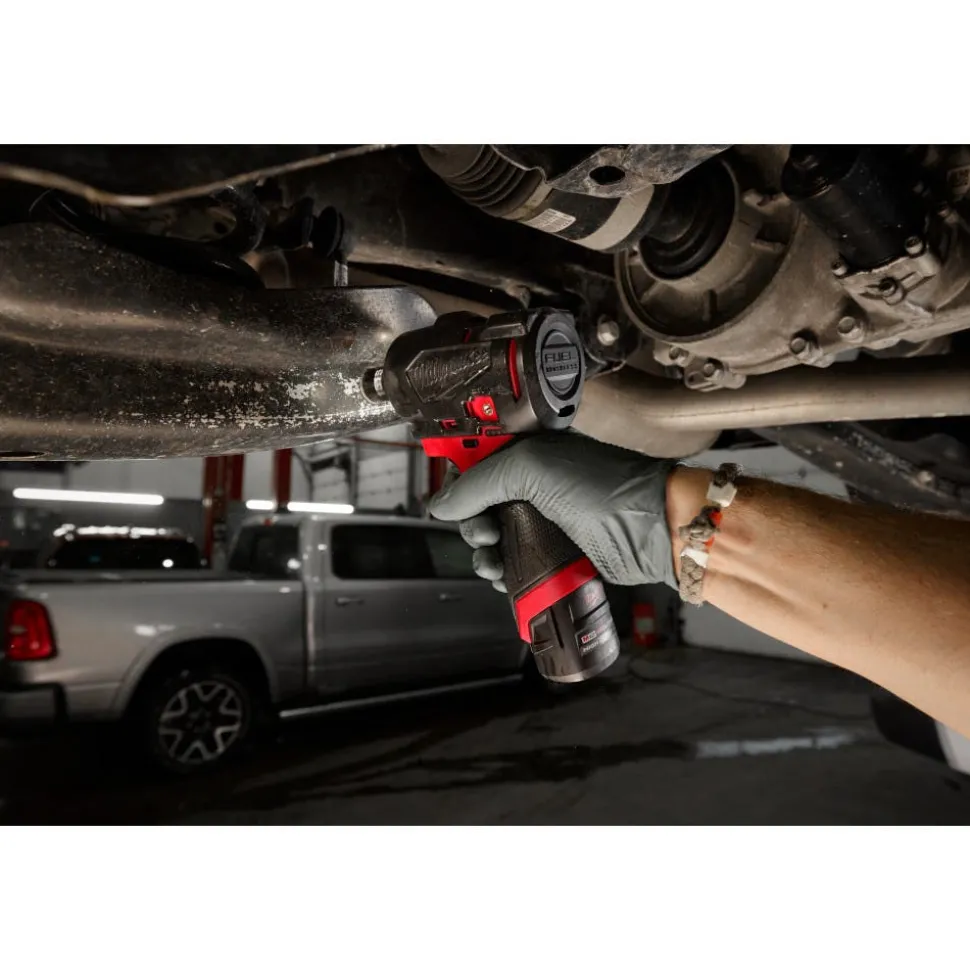 Milwaukee Tools M12 FUEL™ 1/4" & 3/8" Subcompact Impact Wrench w/ Friction Ring Protective Boot 49-16-3049