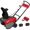 Milwaukee Tools M18 FUEL™ 21" Auger Propelled Dual Battery Single Stage Snow Blower Kit 3036-22HD