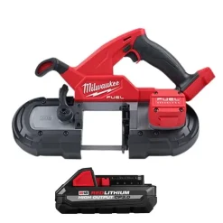 Milwaukee Tools M18 FUEL 3-1/4" Compact Band Saw With REDLITHIUM HIGH OUTPUT CP3.0 Battery KIT 2829-20-48-11-1835