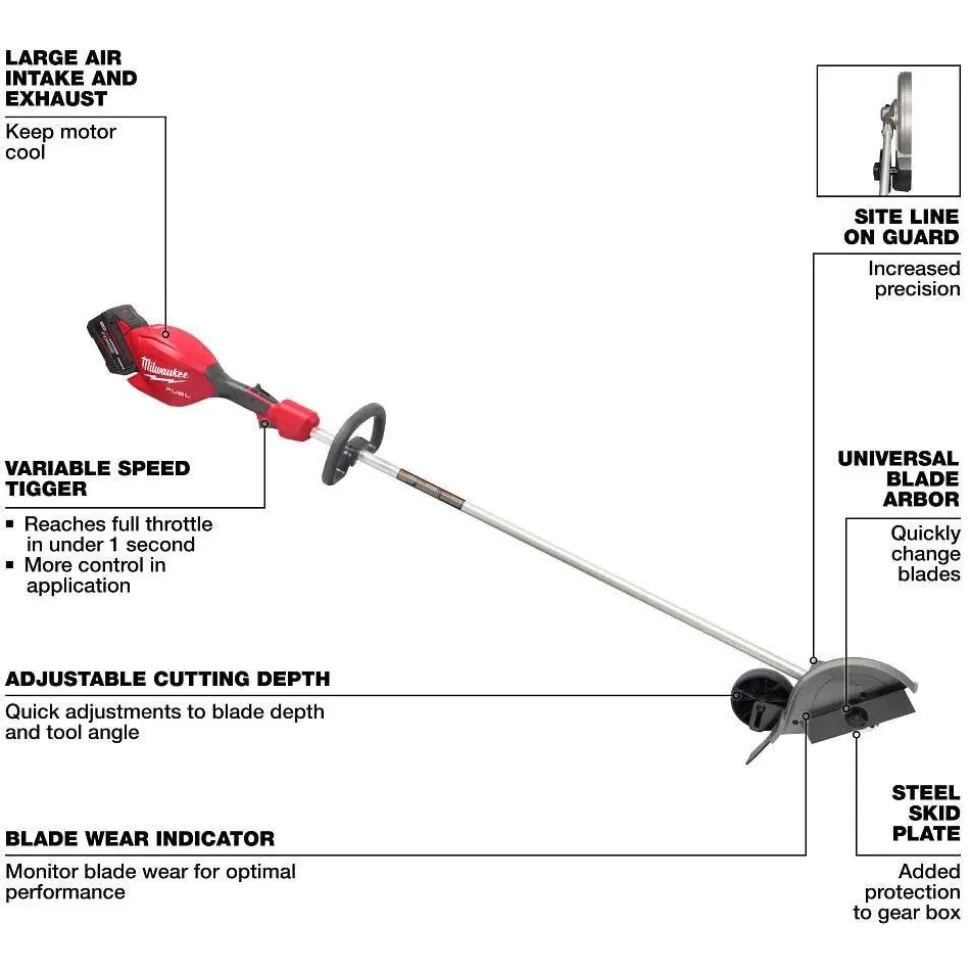 Milwaukee Tools M18 FUEL Edger Kit 3011-21HD